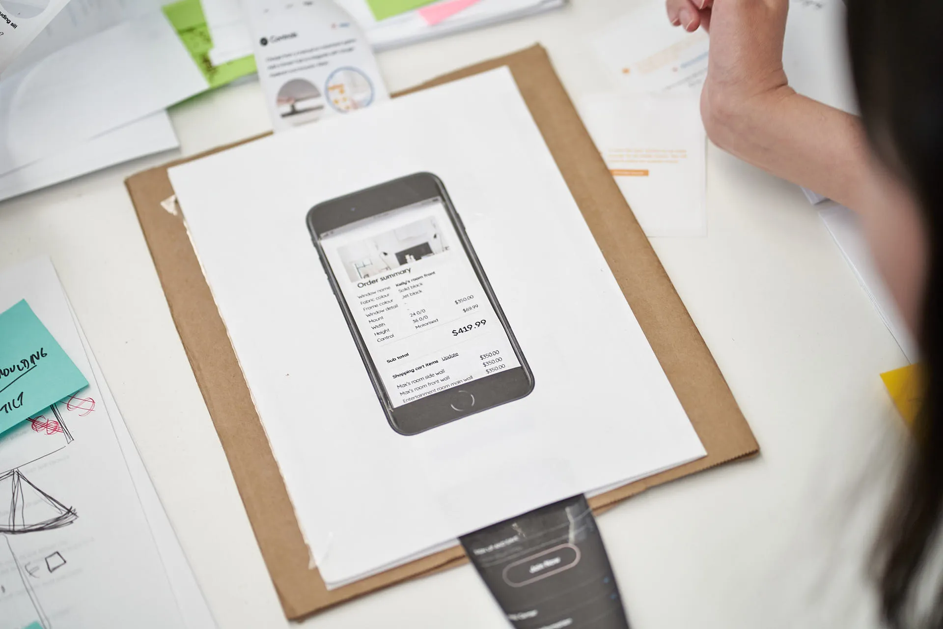 Usability testing with a paper prototype